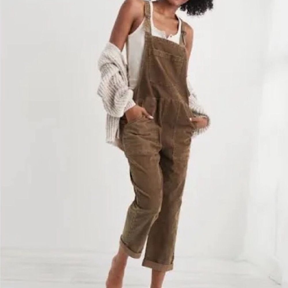 Aerie Corduroy Overalls Size XS